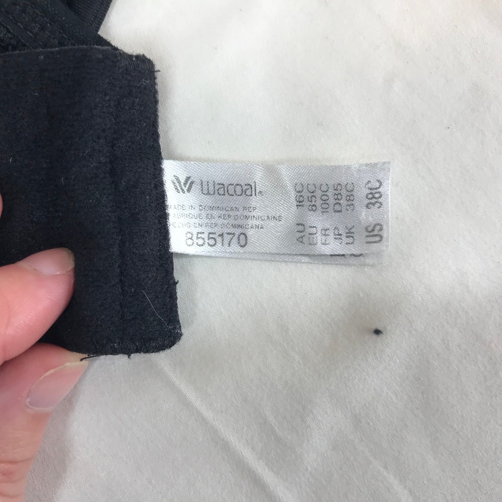 Wacoal Sport High Impact Underwire Bra Black 38C Style 855170 Activewear - Picture 5 of 7